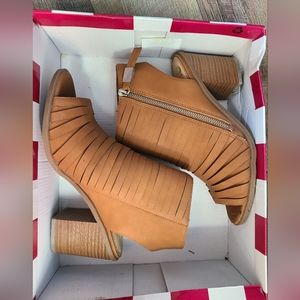 Womens peep toe heel